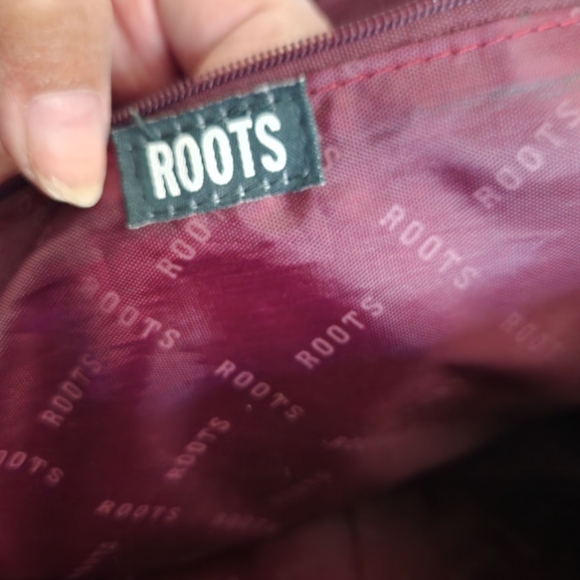 Roots Womens Burgundy Tote Bag - Picture 9 of 13